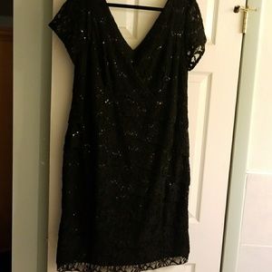 Black Sequin Dress